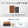 Genuine Leather Mini Small Compact Mini Popular Thin Money Clip [DONBOLSO] Wallet, Wallet, Wallet, Tri-fold Wallet, Men's Brand, Wallet, za077-tya