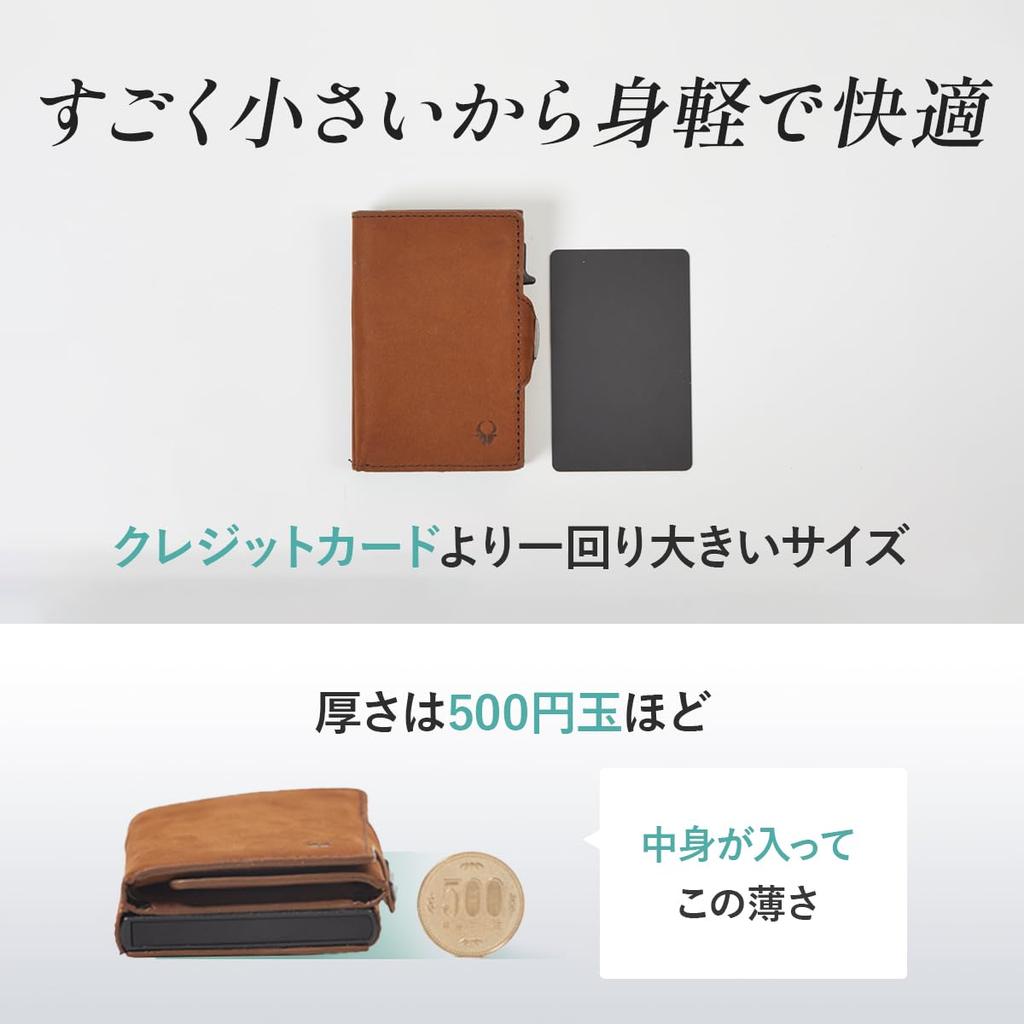 Genuine Leather Mini Small Compact Mini Popular Thin Money Clip [DONBOLSO] Wallet, Wallet, Wallet, Tri-fold Wallet, Men's Brand, Wallet, za077-tya