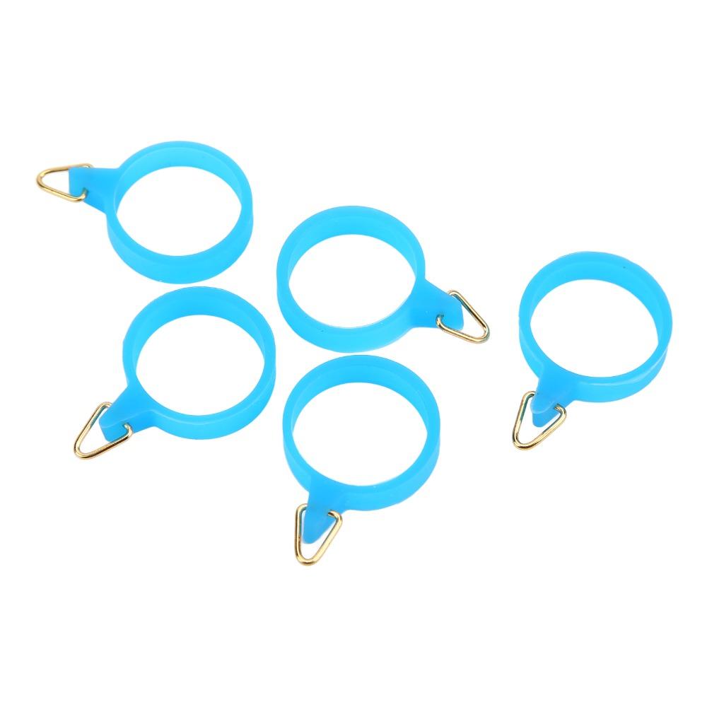 5PCS with Rubber Circle Fishing Rod Hook Holder Fishing Hook Holder  for Outdoor Fishing