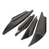 Universal Car Front Bumper Spoiler Lip Splitter Fin Splitters Body Spoiler Canards Refit Kit Decors