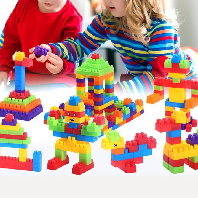 Classic Large Block Building Set With Diy Creativity For Toddler Learning And Early Education