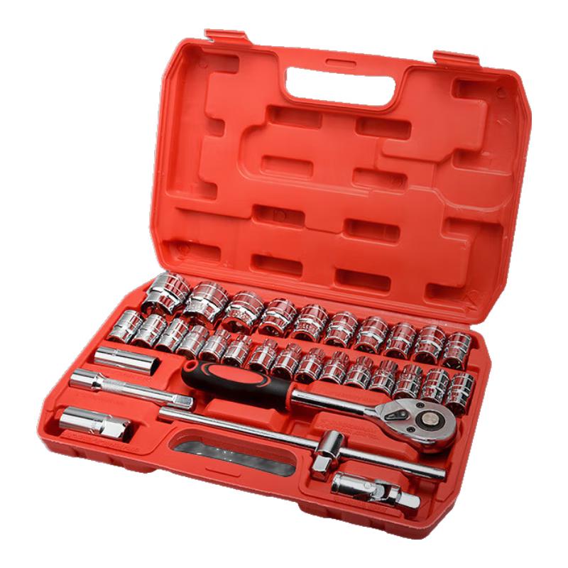 Bayou 32-Piece Car Repair Tool Set CN plug (adapter included)