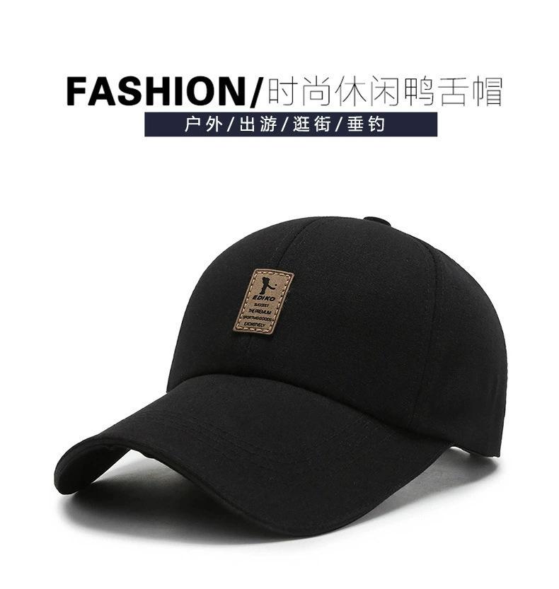 Spring And Autumn Hat Men'S Extended Brim Baseball Cap Outdoor Men'S Fishing Cap Sunshade Sunscreen Sports Cap Cap