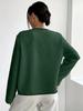 2025 Autumn/Winter Women's Fashion Casual Solid Color Cardigan Jacket