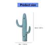 Decorative Cactus Shape Iron Hook Easy Install Clothes Storage Rack Backpacks Key Bag Hanging Solution Home Decoration