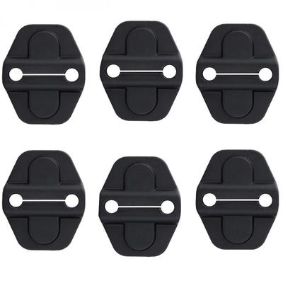 6 Pièces ABS Plastique Protection de Couvercle de Verrou de Porte de Voiture Pour Jeep Wrangler JL 2018-2020