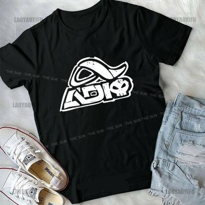 Unisex ADIO Logo Bedrukte Shirt Harajuku Casual T-shirt Street Fashion Kleding met Korte Mouwen Streetwear Unisex Hip Hop Katoen