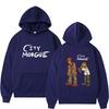 Hoodie Pullover Street Wear Unisex Y2K Street Fashion Autumn Winter Plushed Brand Women's Sweater Loose Comfortable Pullover Clothing
