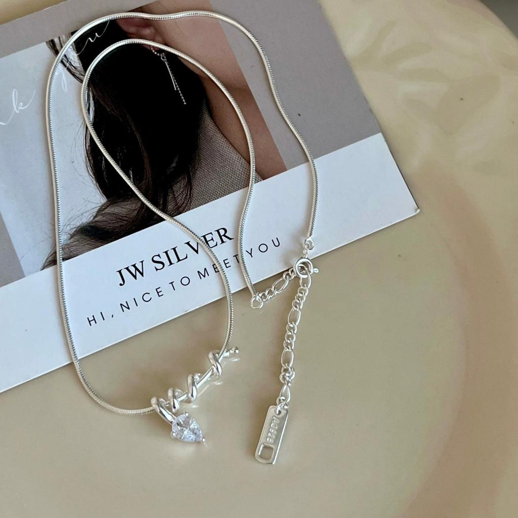VENTFILLE Colier cu Mărgele Geometrie din Argint Sterling 925 pentru Femei Fată Design Coreean Colier Versatil Bijuterii Dropship Vânzare cu Ridicata