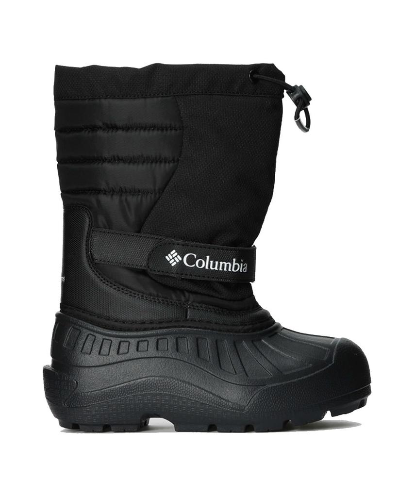 Columbia Powder Bug Snowlite Size Black and White Kids' Boots, BY2106, 22.0cm,