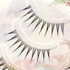 Saeda Ayare Ray 02 Fine Pointed Tail False Eyelashes - Japanese Cluster Style, Sakura Girl, Transparent Band