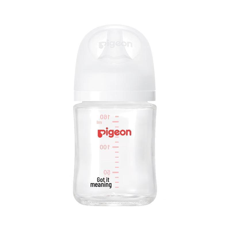 Pigeon Wide-Neck Anti-Colic Glass Baby Bottle