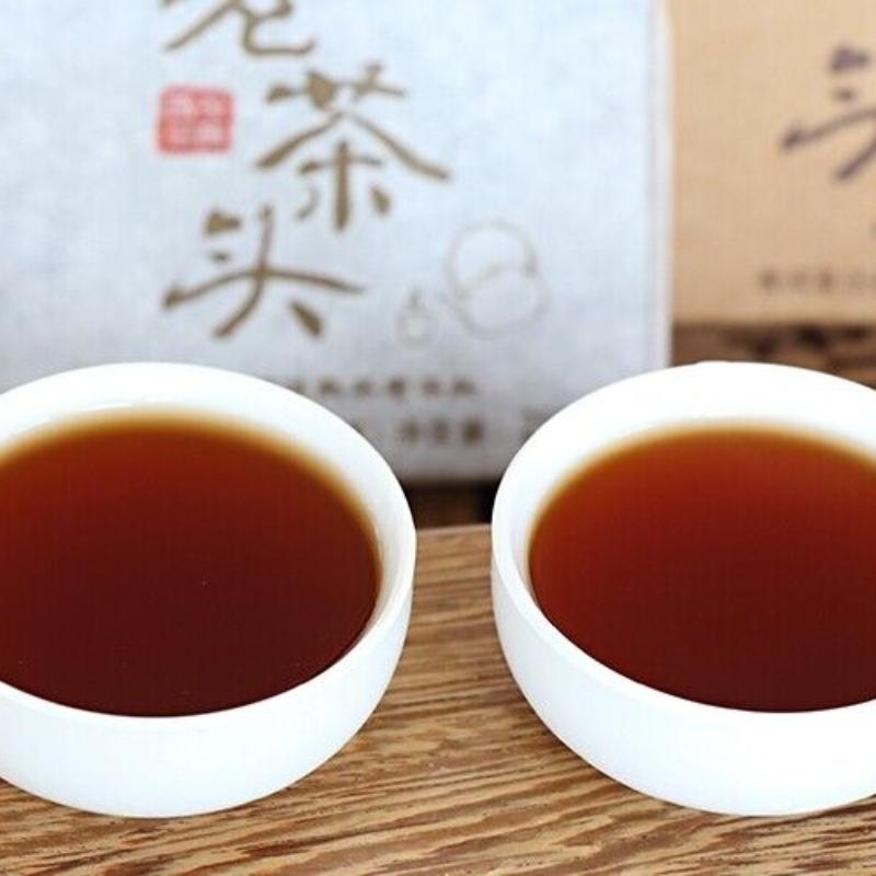 2017 Colourful Yunnan Menghai Lao Cha Tou Nugget Shu Ripe Pu Erh Puer Brick 250g