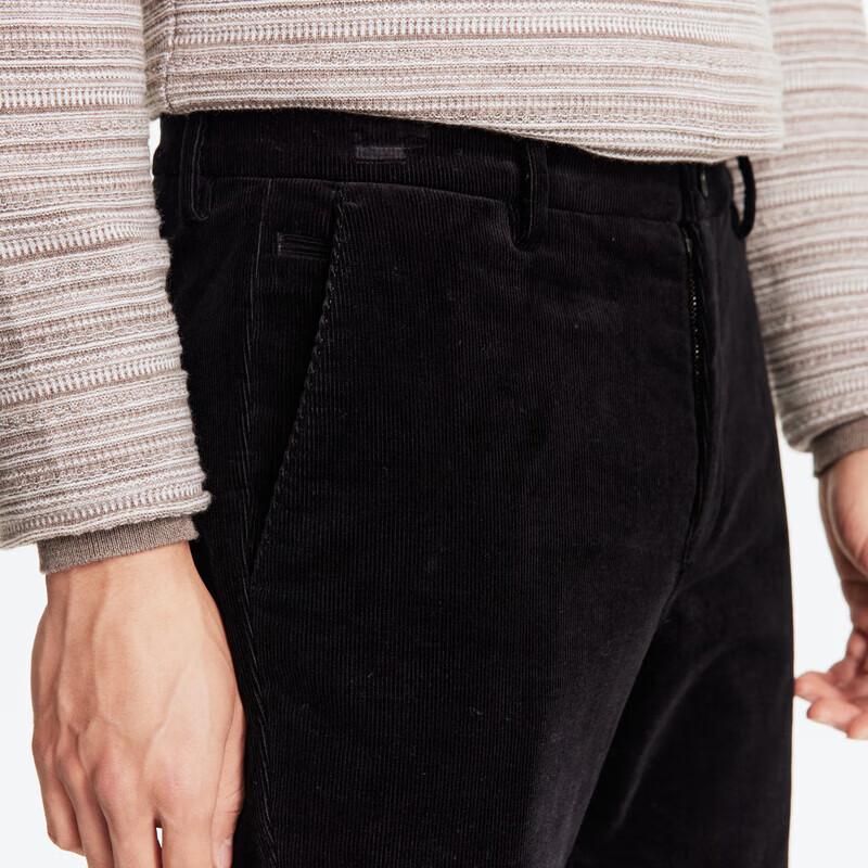 JOEONE Men's Slim Fit Corduroy Casual Pants