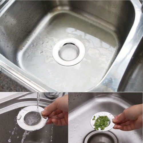 Andexi Bathroom Drain Garbage Disposal, Hair Catcher, Hair Stopper, Drain Basket for Basin Drains, Fits 3.8-5.8cm Drains