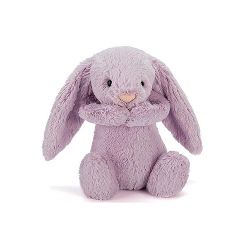 JELLYCAT Bonnie Rabbit Series Shy Hyacinth Cute Purple Doll Plush Doll 18cm/31cm Height
