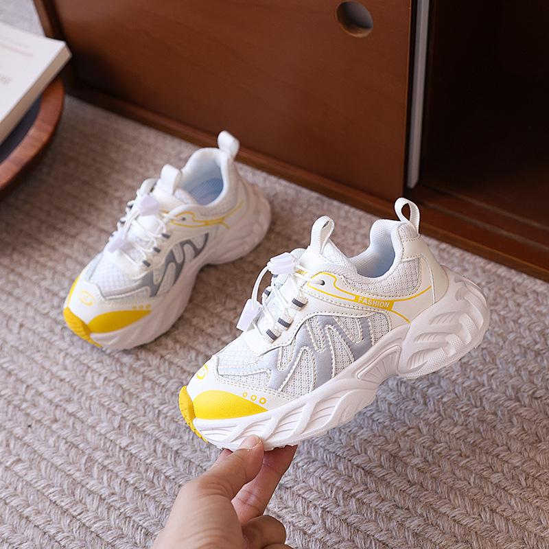 2025 summer new thin mesh fashion platform sports dad shoes women breathable, lightweight and versatile casual Forrest Gump shoes tide