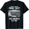USS America CV66 Veterans Day Father Day Men TShirt Short Sleeve Casual 100 Cotton ONeck Summer Men Clothing