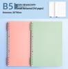B5 Thickened Loose-leaf Cornell Notebook for Exam Prep: Ideal for High School & Postgraduate Students