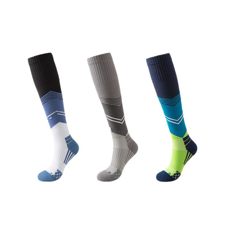 Running Sports Compression Socks for Legs Men's Outdoor Fitness Rope Skipping Marathon Basketball Socks Pressure Long Stockings Anti-slip