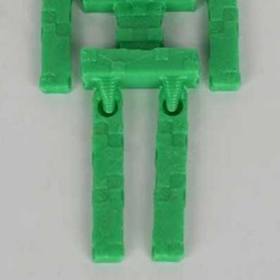 Pixel Robot Ornament Fidget Toy Mini Robot Figurine DIY Assembly Toy Robot Figure Stress Relief Toy Gift for Robot Lovers
