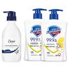 Nourishing Body Wash & Lemon Hand Soap Set