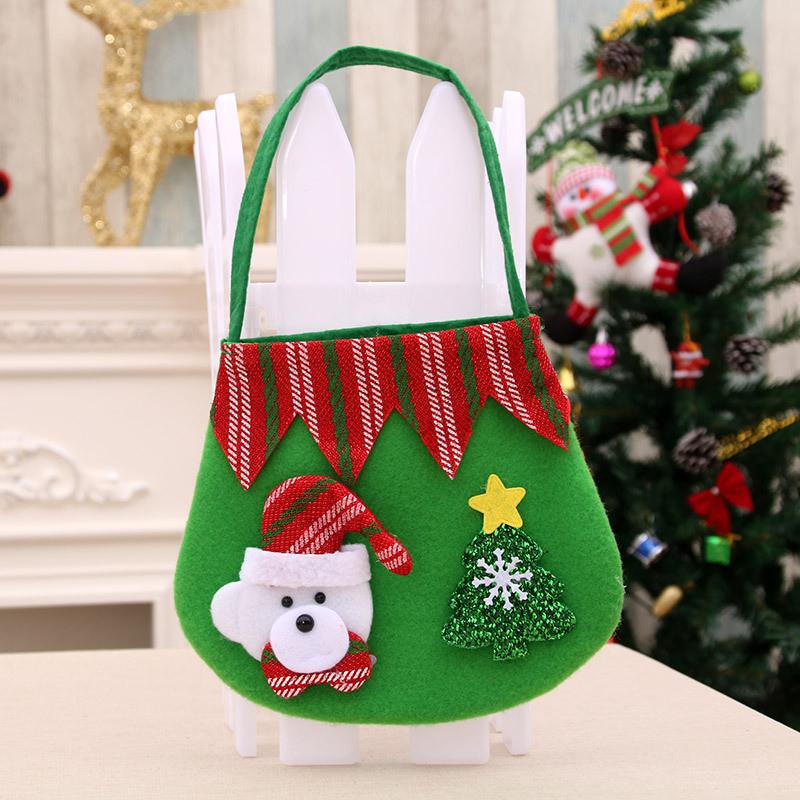 Christmas And Candy Gift Bags With Durable Non Woven Material For Events