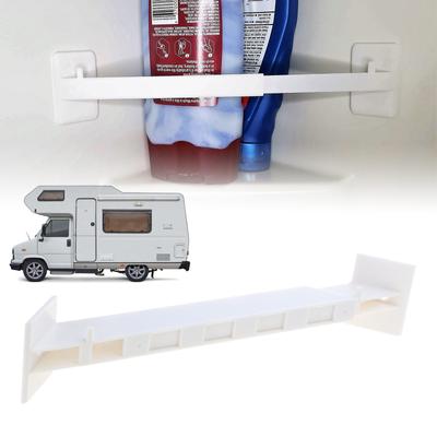 1 Σετ Γωνιακά Ράφια Ντους RV Μπάρα Αποθήκευσης για Τροχόσπιτο Τρέιλερ RV Αξεσουάρ Μπάνιου για Εσωτερική Κρέμαση Στερέωση Προσωπικών Ειδών