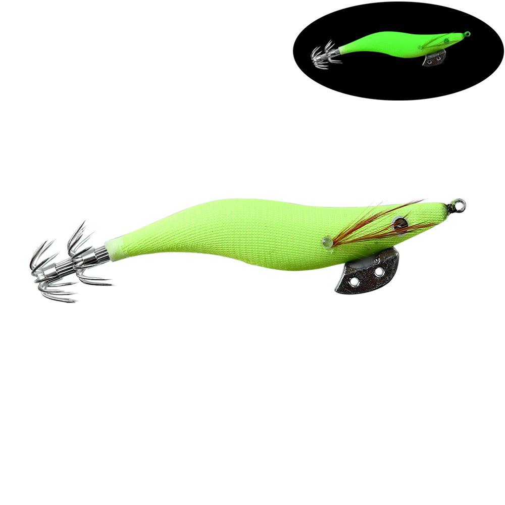 

Fake Bait Lure Bait Full Body Luminous Wooden Shrimp Colorful Imitation Squid Shrimp Fake Bait2.0 2.5 3.0#Squid Cuttlefish Sea 8CM 7.2G