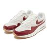 Nike  Air Max 1 LX Team Red Croc Women Sneakers Cream Sail Gum-Light-Brown FJ3169-100