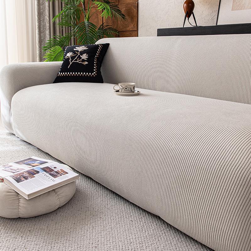 Simple Style Sofa Cover All Inclusive Anti Cat Scratch Single Chaise Sofa Cover