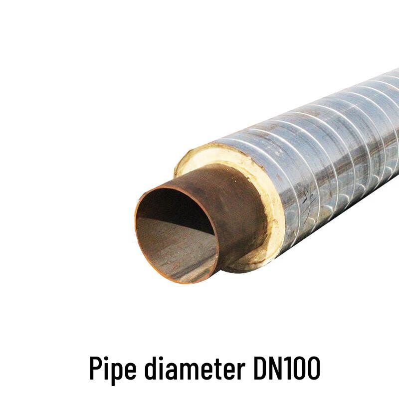 

Zhonglicheng DN100 Direct Buried Polyurethane Insulated Heating Pipe