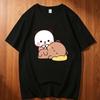 Bubu Dudu Cotton Tshirt Men Classic Y2k Harajuku Retro Digital University Shirt Harajuku Trendy 80s Women Anime Pastel