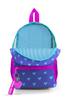 Tiny Nest Backpack Lavender Pink Heart Pattern Two Compartment 23506