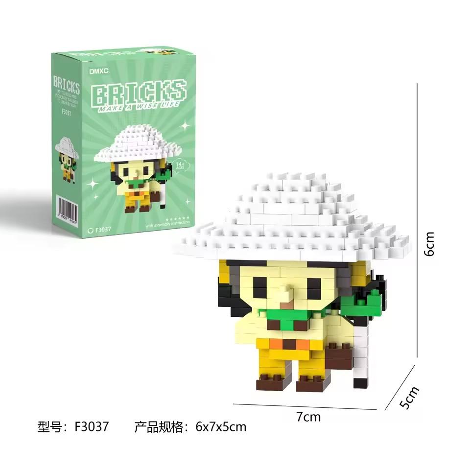 One Piece Building Block Set, Luffy and Zoro Figures, Anime Action Figures, Nami and Usopp Toys, Children's Toy Gifts