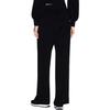 Armani Exchange FW25 Solid Logo Lace-Up Knit Joggers Women bottoms XW001289-AF16111-UC001