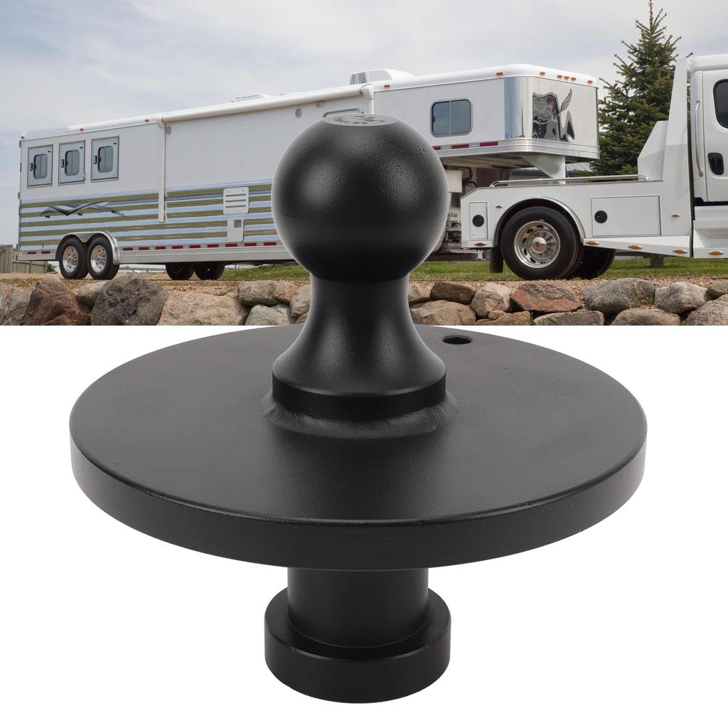 Adaptér koule labutí šíje 2-5/16 palce Adaptér pátého kola na kouli labutí šíje pro návěs traktoru Páté kolo