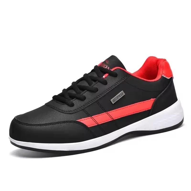 Men Shoes Spring Autumn Waterproof Walking Sneakers Leisure Male Leather Sports Shoes Non-Slip Footwear Tennis for Men Zapatos