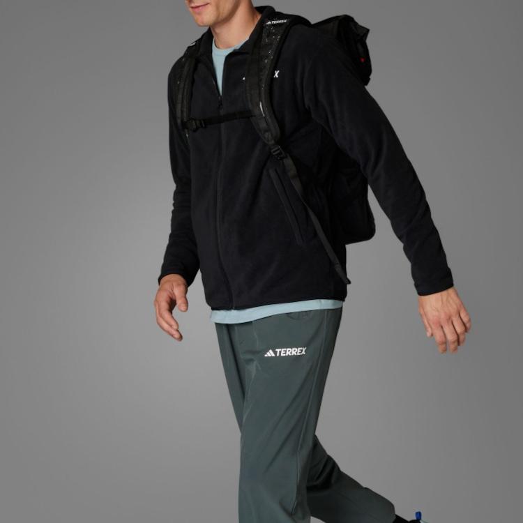 adidas Reisen Outdoor Serie Stehkragen Bequeme Warme Langarmjacke Herrenjacke Schwarz JP0795