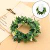 10 Pcs Drip Protection Communion Candle,Candle Rings Small Artificial Wreaths Drop Catcher For Candles