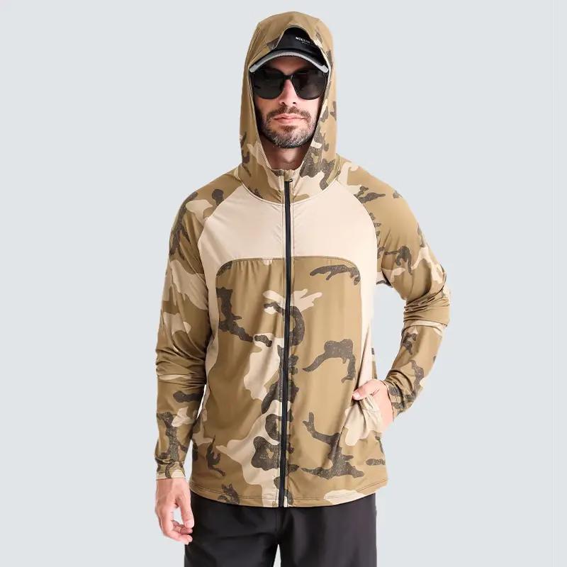 

SBART Men s Hooded Fishing Jacket L
