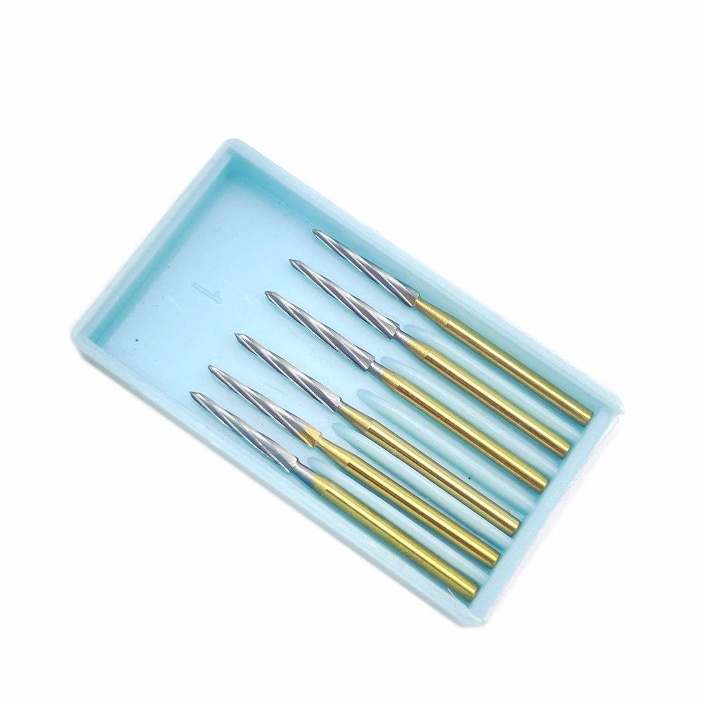 6pcs/pack Dental Endo-Z Carbide Burs Surgical EndodonticTungsten Bone Cutters Drill Bit FG 1.6mm for High Speed Handpiece