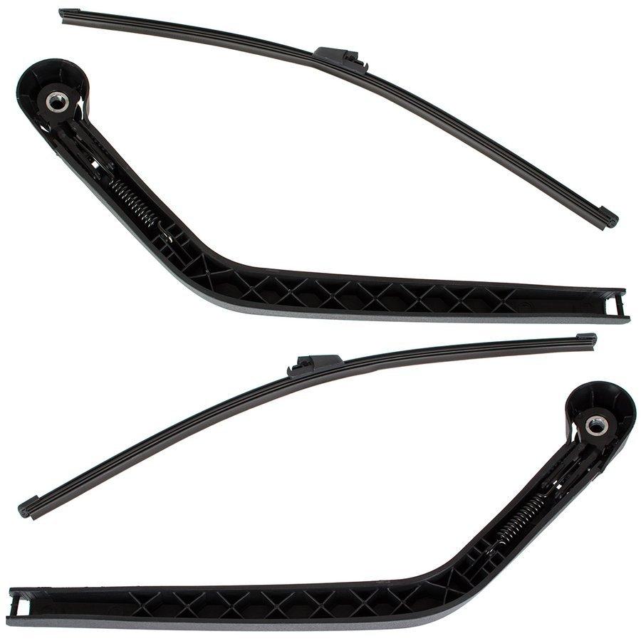Brazo limpiaparabrisas trasero + escobilla VW T5 Transporter 03-15 VERSIÓN CON PUERTAS izquierda + derecha 2 uds. CONJUNTO