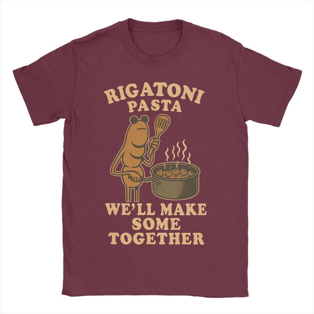 Rigatoni Pasta We Ll Make Some Together T Shirts Men Women 100 Cotton Vintage TShirts Marcus The Worm Tees Clothing Gift Idea