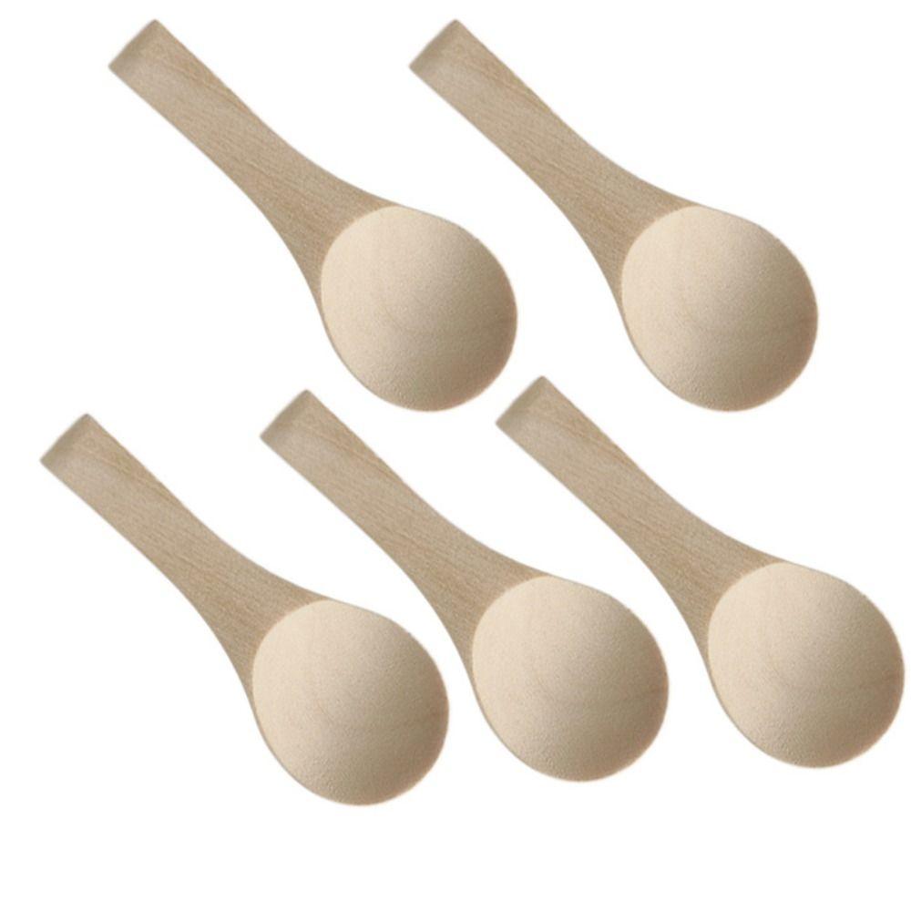 1/5Pcs Kitchen Accessories Condiment Spoon Practical Milk Powder Spoon  For Sugar Tea Coffee Dessert