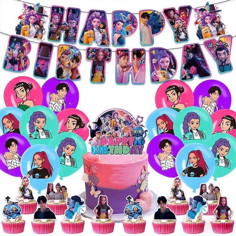 Witch Hunter Team-themed Birthday Party Decorations for Children's Birthday Parties