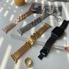 Curea de lux din oțel inoxidabil pentru Apple Watch 9 8 7 6 SE 5 3 45/44/42/41mm Brățară metalică împletită Correa iWatch Ultra 49mm 40 38mm