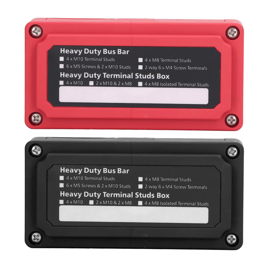 Power Distribution Block M8 Screw Terminal Bus Bar  48V 300A for Automobile Boat