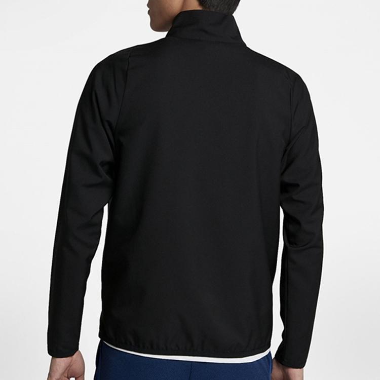 Nike Running Training Casual Sports Woven Jacket Spring Men Outerwear Black CZ4353-010