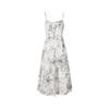 GIOVANNI VALENTINO Floral Print Halter A-line Midi Dress